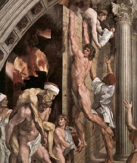 RAFFAELLO Sanzio The Fire in the Borgo France oil painting art
